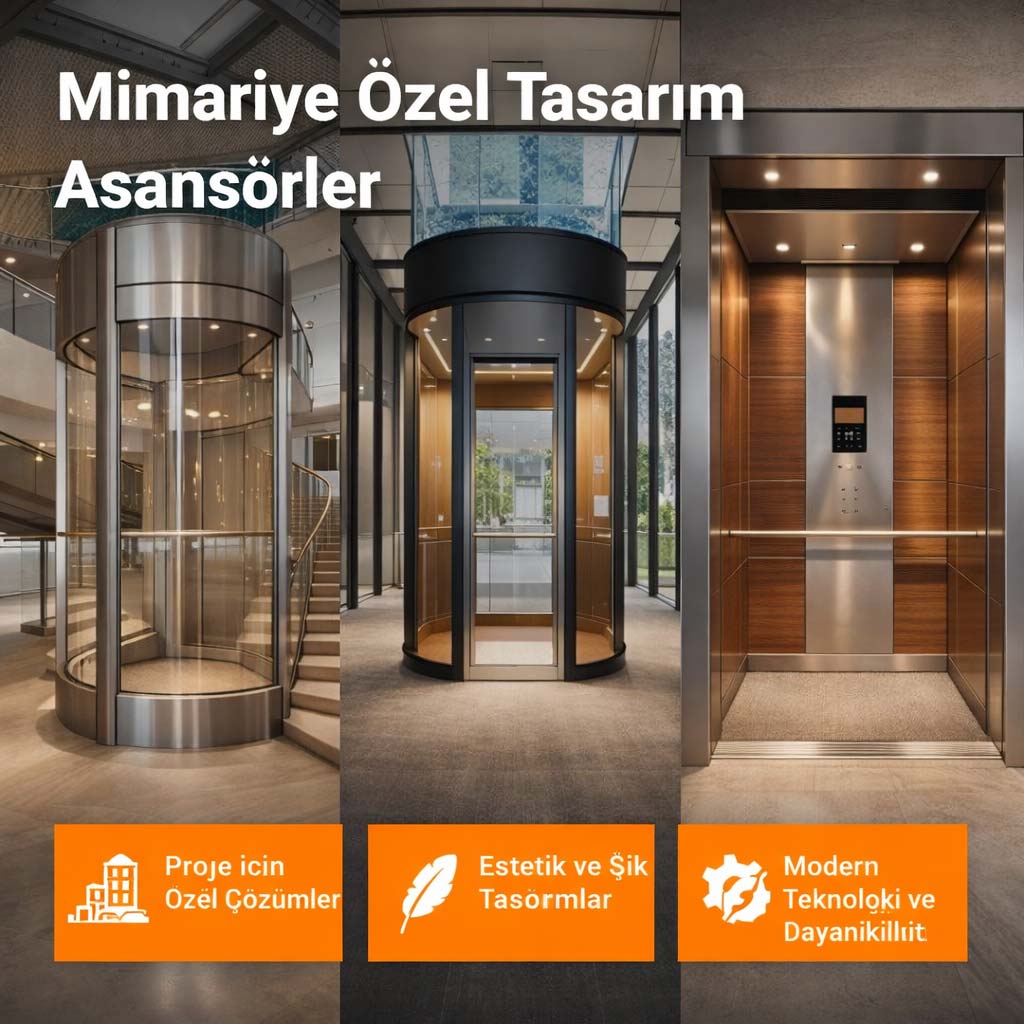 Mimariye Özel Tasarım Asansörler